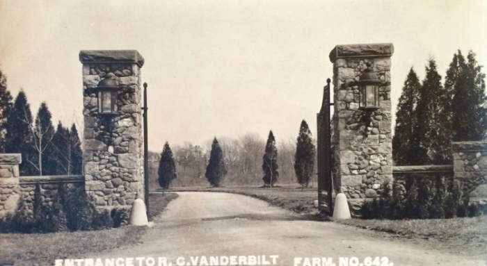 The gates to Oakland farm in its early years