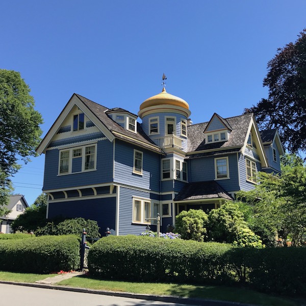 The Catherine Worsley house, designed by Charles McKim in 1876 with 1882 additions