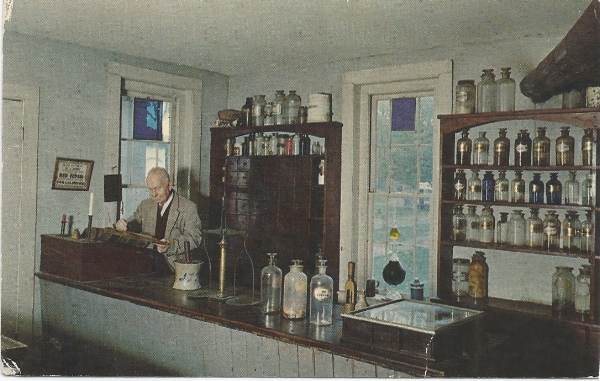 Vintage Postcard of the Apothecary