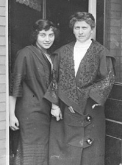 Jean Hippach and her mother Ida
