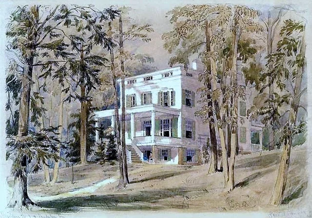 Audubon’s home, circa 1857