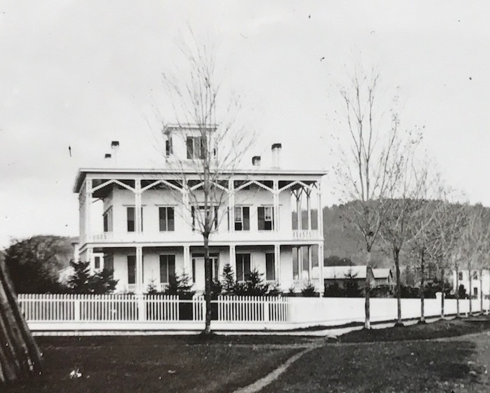 Sunnyside not long after its construction photo: Fenimore Art Museum Library, Cooperstown, NY, Florence Ward Local History Collection