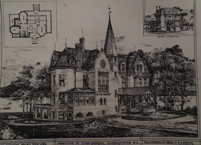 H M Congdon’s proposed addition, with original villa shown upper right