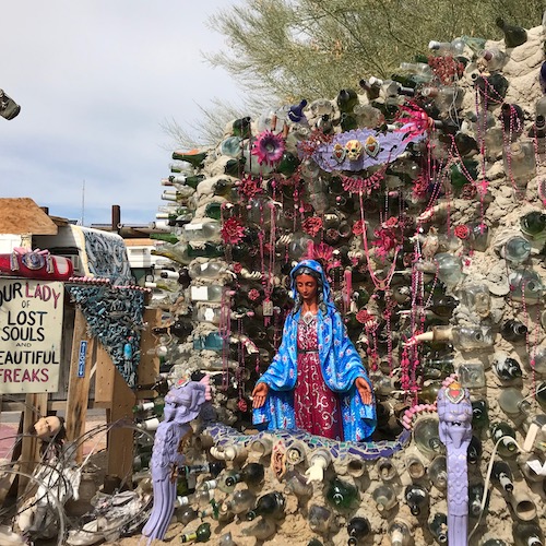 Our Lady of Lost Souls and Beautiful Freaks anchors another end of Redford’s Bottle Wall