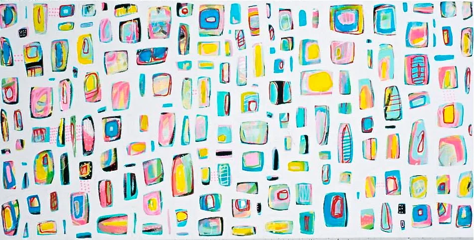 "Relationships" 24in x 48in