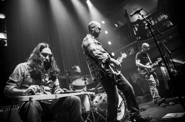 Sitting in for a set on lap steel (and a few songs on Telecaster, too) with the Photon Band. December 5, 2015 at Johnny Brenda's, Philadelphia, PA.