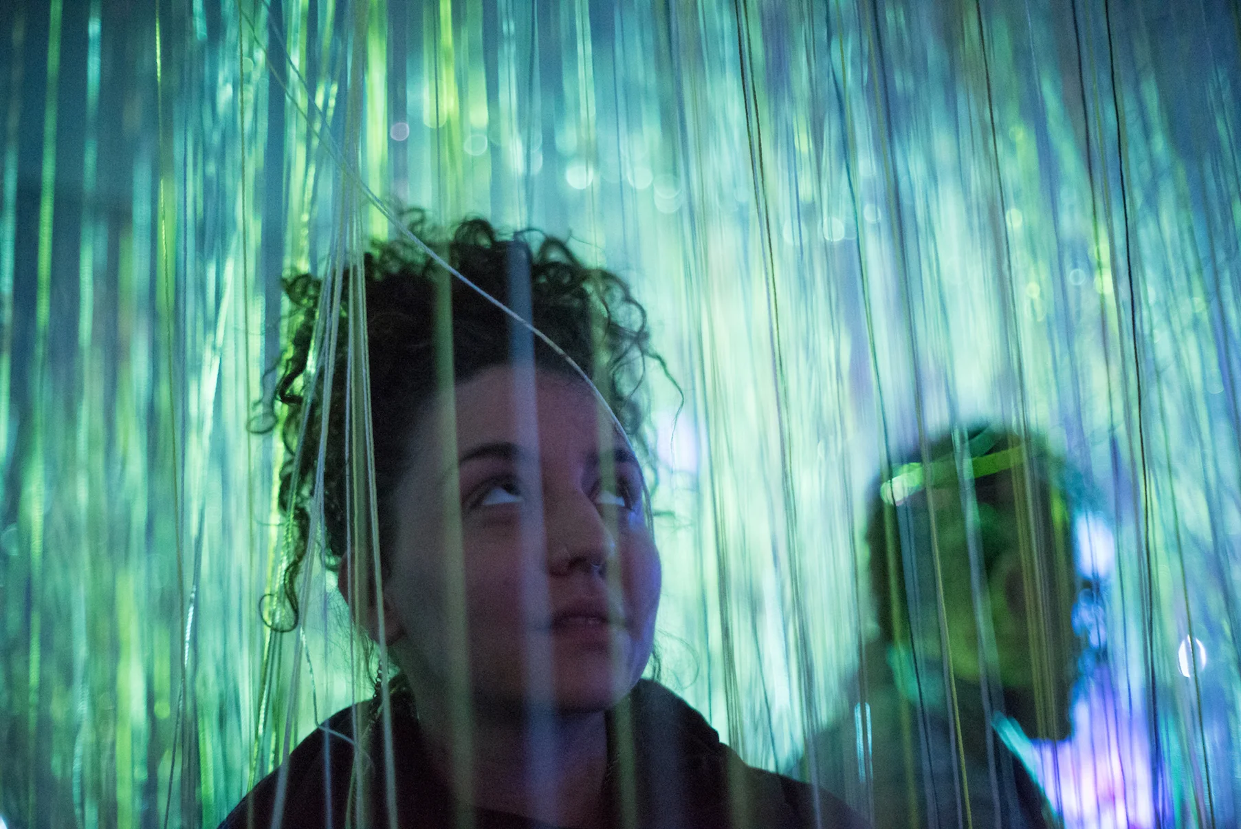 studiospacenyc string + light art installation