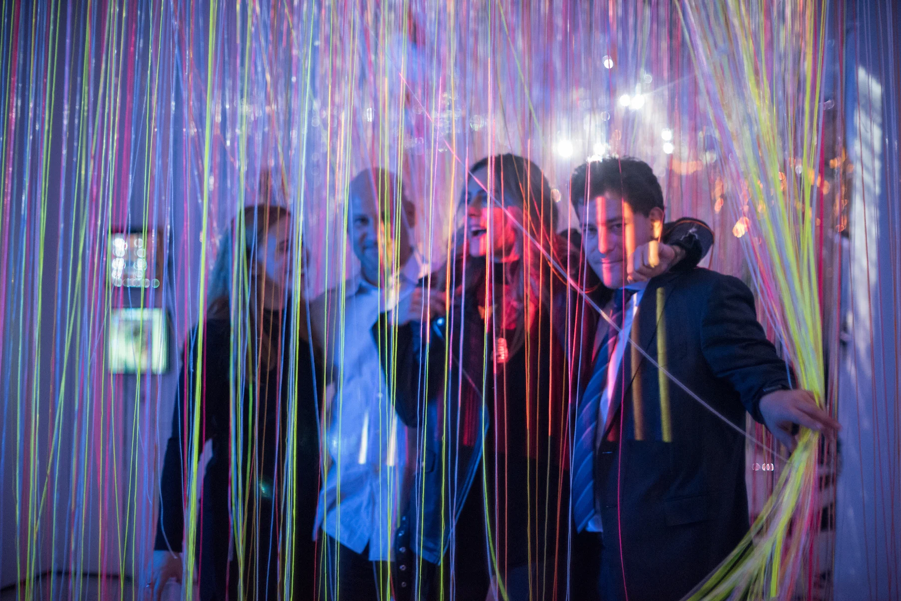 studiospacenyc string + light art installation