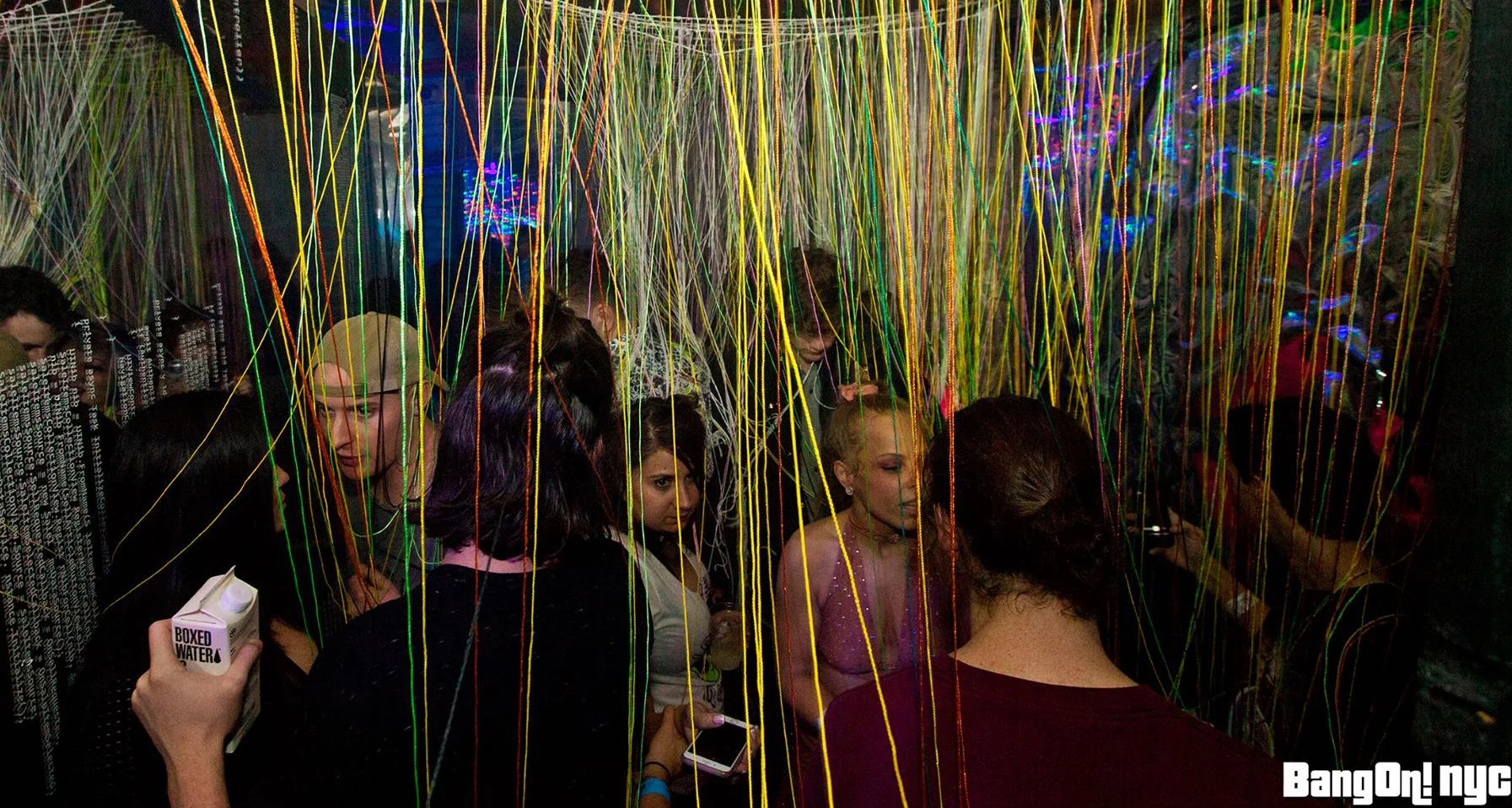 studiospacenyc string + light art installation