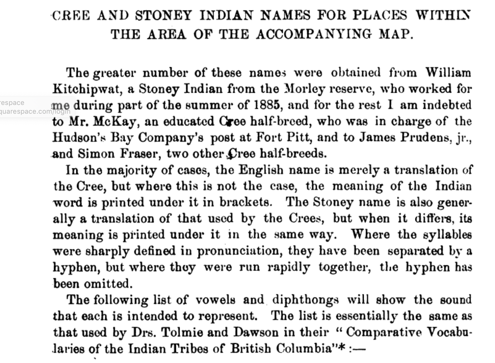 From Report E, Appendix IV, pp 172E.