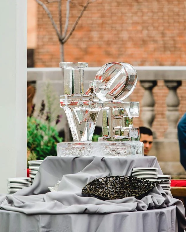 Here's something we don't see every day: an expertly carved ice sculpture! No matter what ideas you have for your big day, The Ballroom can accommodate! Photography courtesy of Danyel Stapleton Photography 
#providence #rhodeisland #ballroom #wedding
