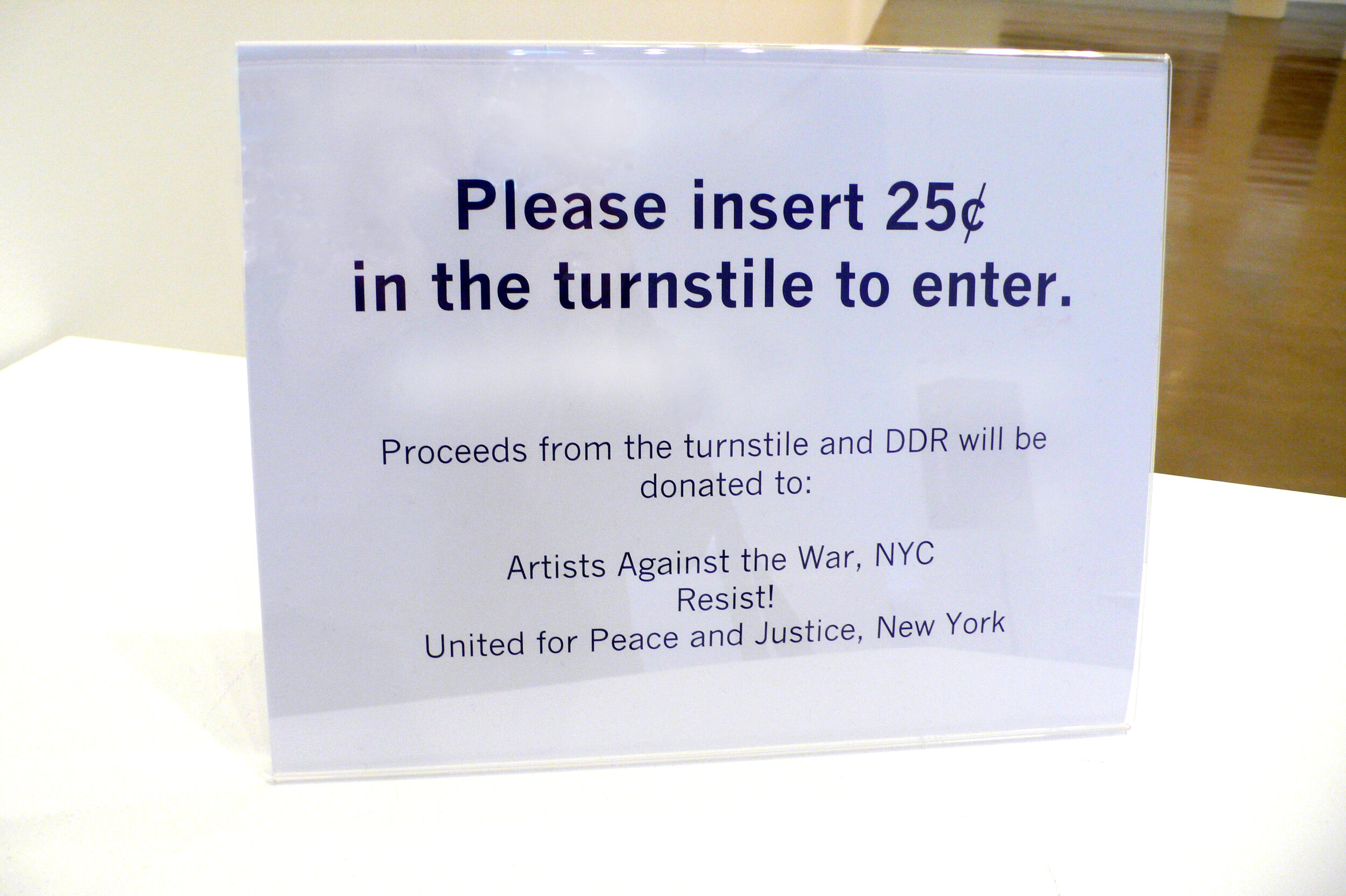   Turnstile , installation view at Mitchell-Innes &amp; Nash, NY, 2008 