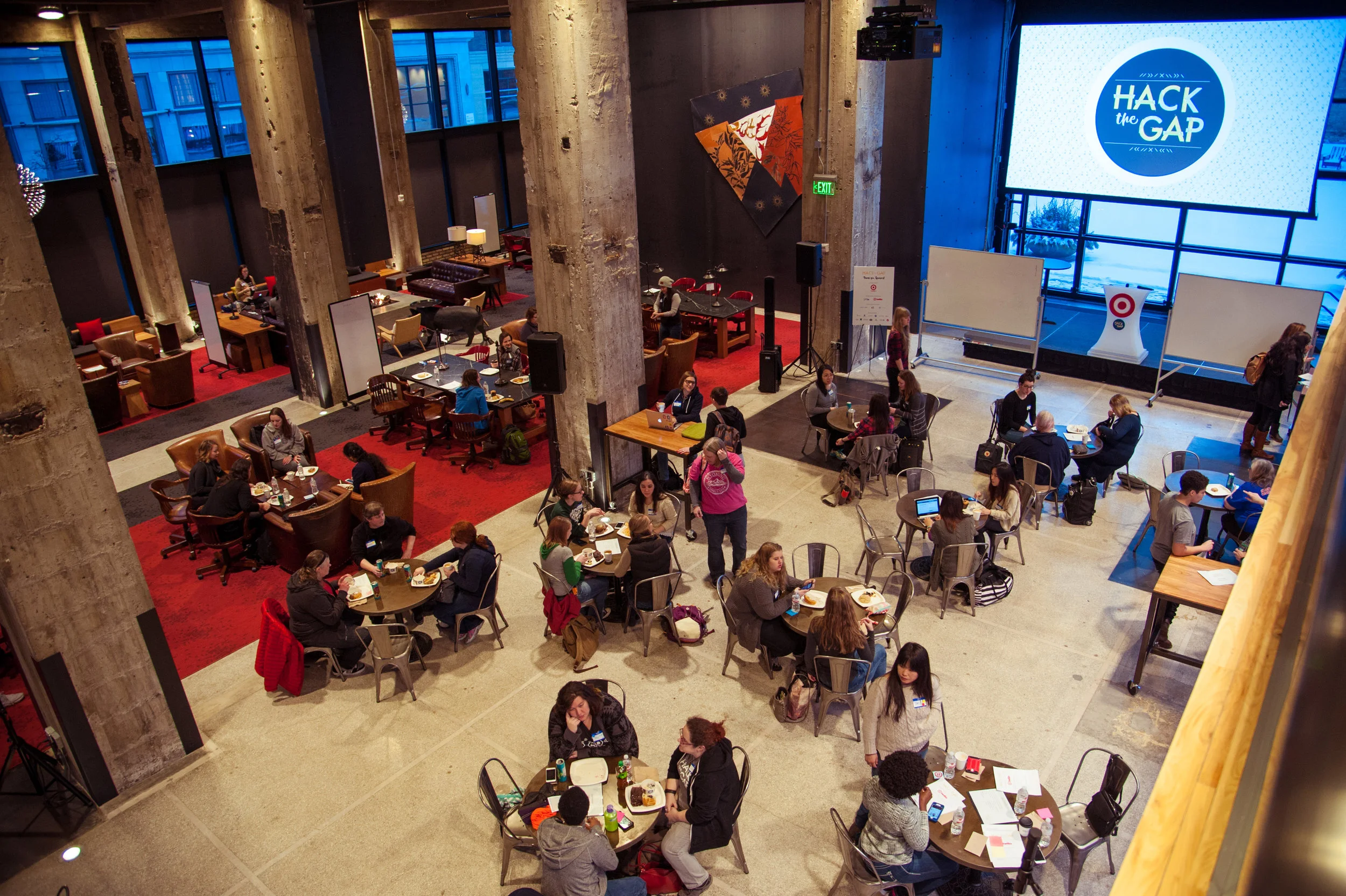 Hack the Gap Registration Breakfast