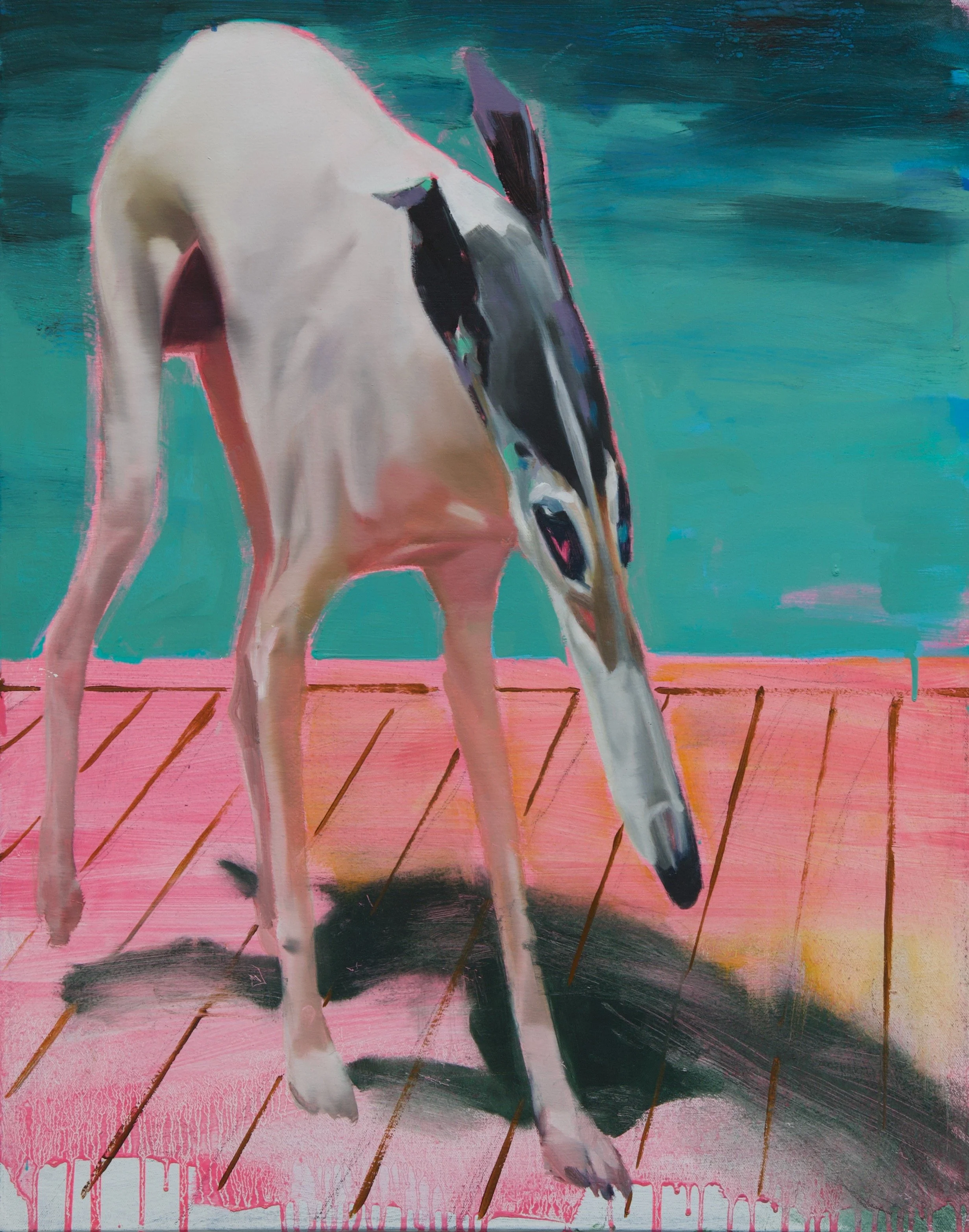   You’ll Never Make It in Hollywood, Baby , 2025  Oil on canvas  22×28 inches  Sold 