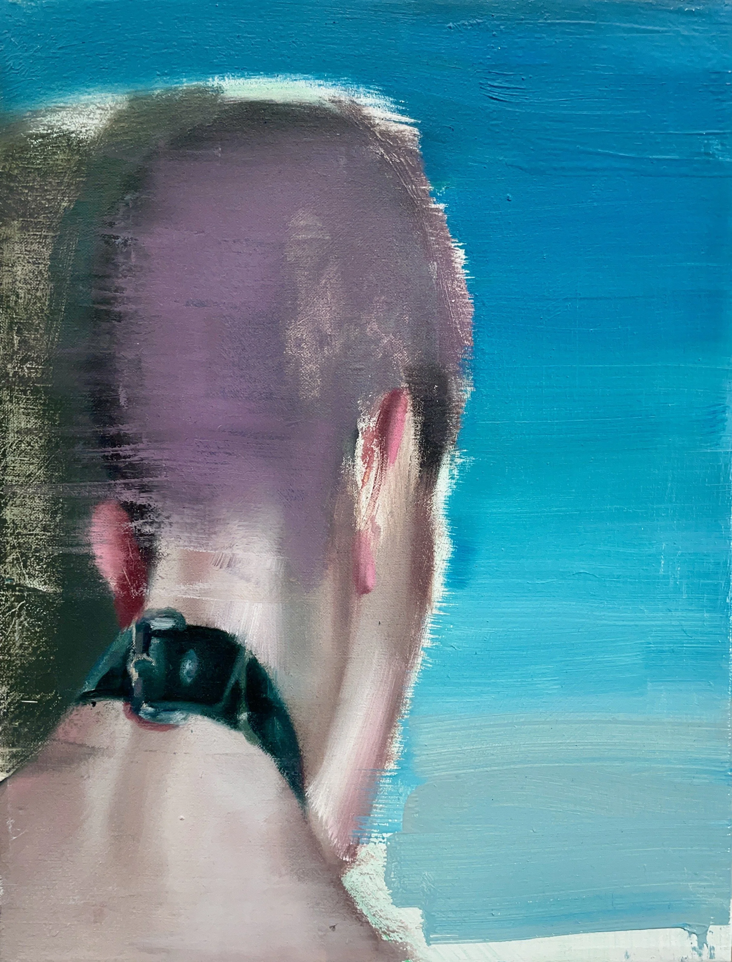   Perfect Stranger , 2025  Oil on canvas  16x20 inches  $550 