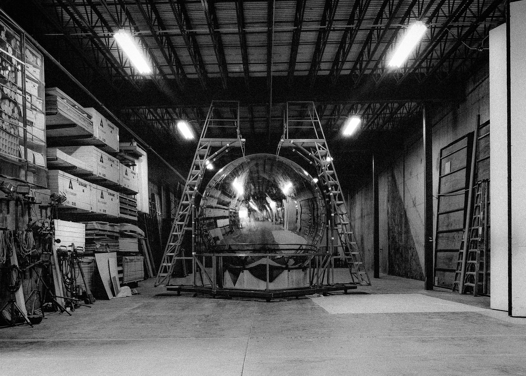  The stage version of the Trinity test bomb — a near-to-scale replica for Santa Fe Opera’s performance of ‘Doctor Atomic.’  