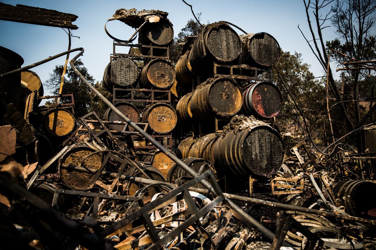 The Destruction Left Behind by the California Fires