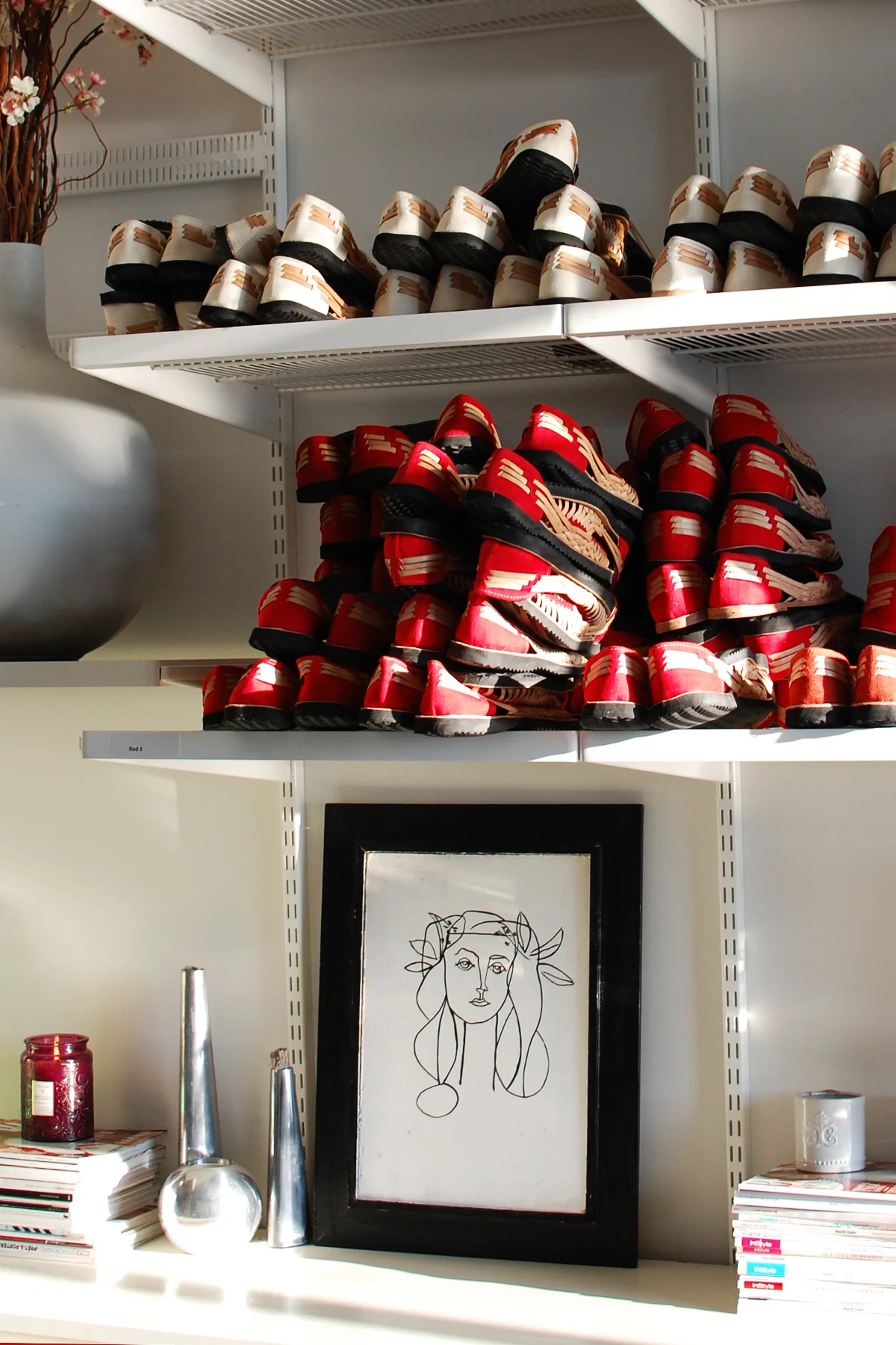IX Style Inventory in Francesca’s office/apartment