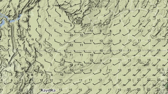 6,000ft Winds at 10:00