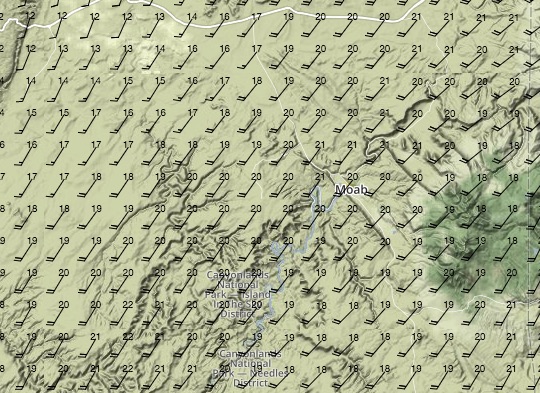 Surface Winds at 14:00