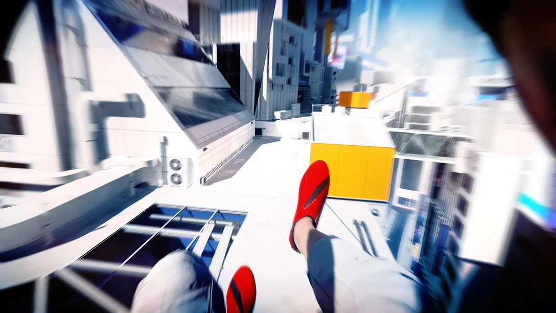 TRAVERSAL  Hit top speed quickly zipping down wire lines. Balance on pipes before smoothly dropping to a hang before climbing, hand over hand, under an obstacle. Run vertically and horizontally on any wall and use your environment to swing around corners or over gaps.