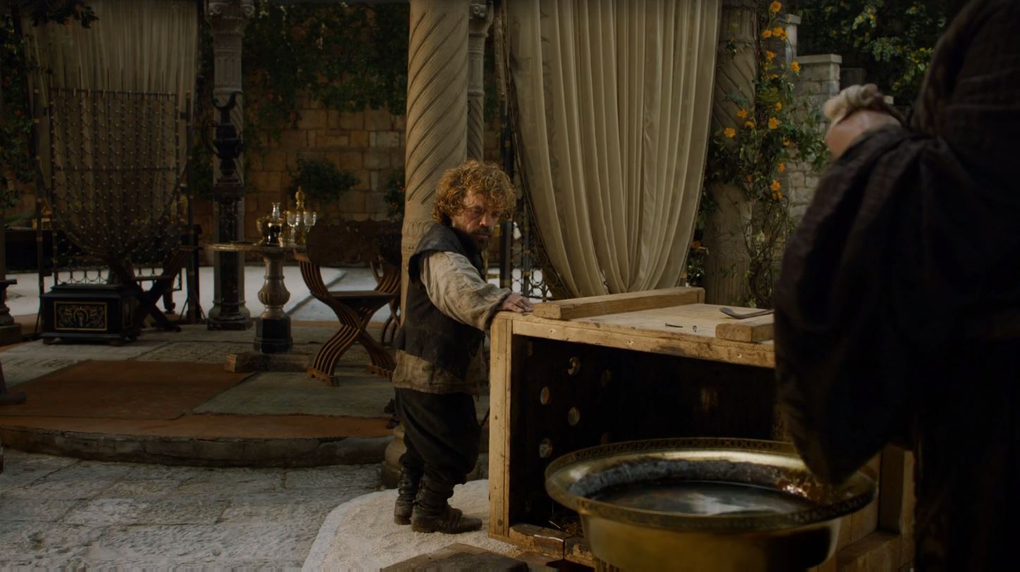 "I still don't see why I had to stay in this fucking crate once we set sail."