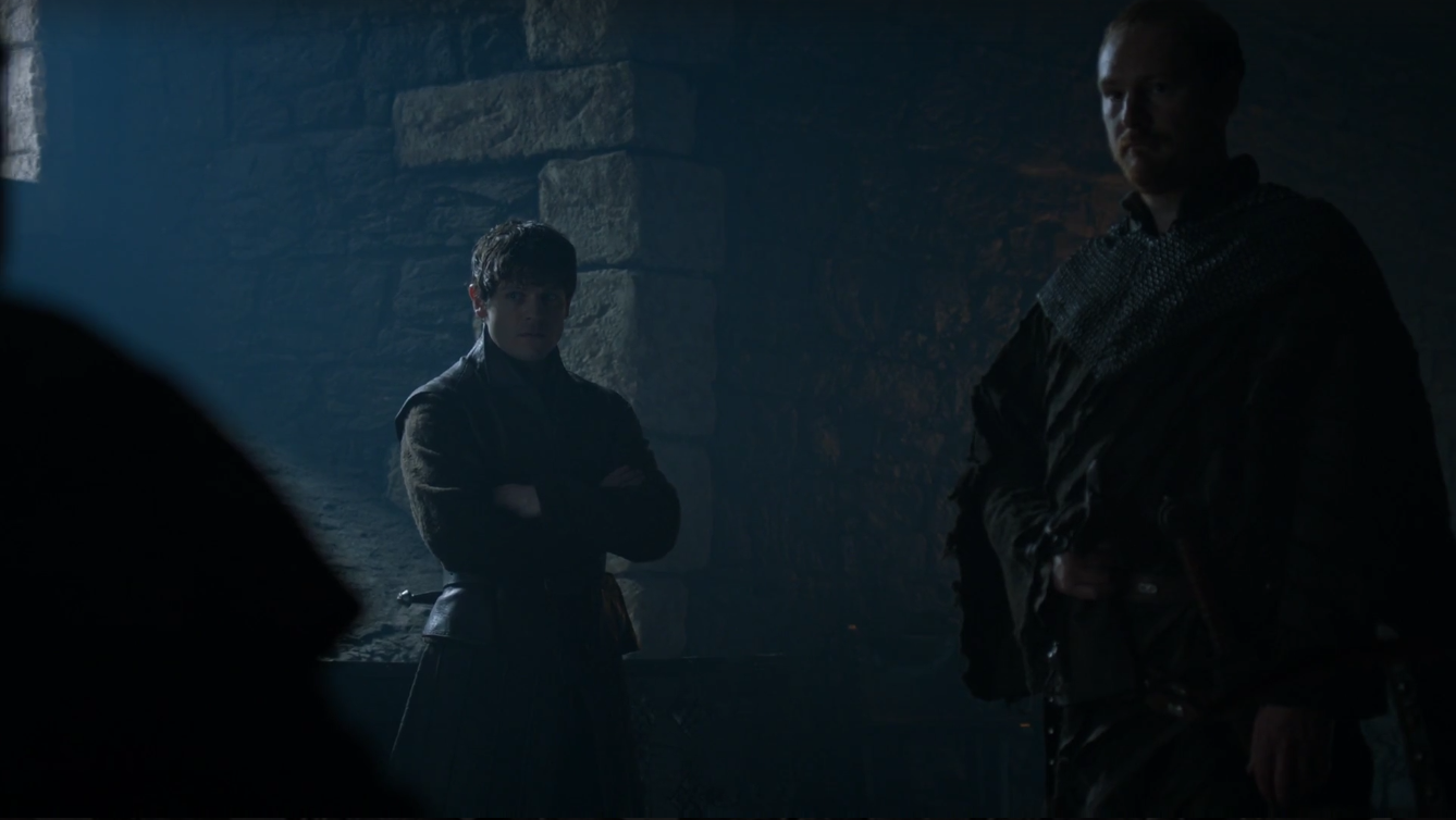 Ugh, I'm SO going to stab you for embarrassing me in front of my Karstark friend.