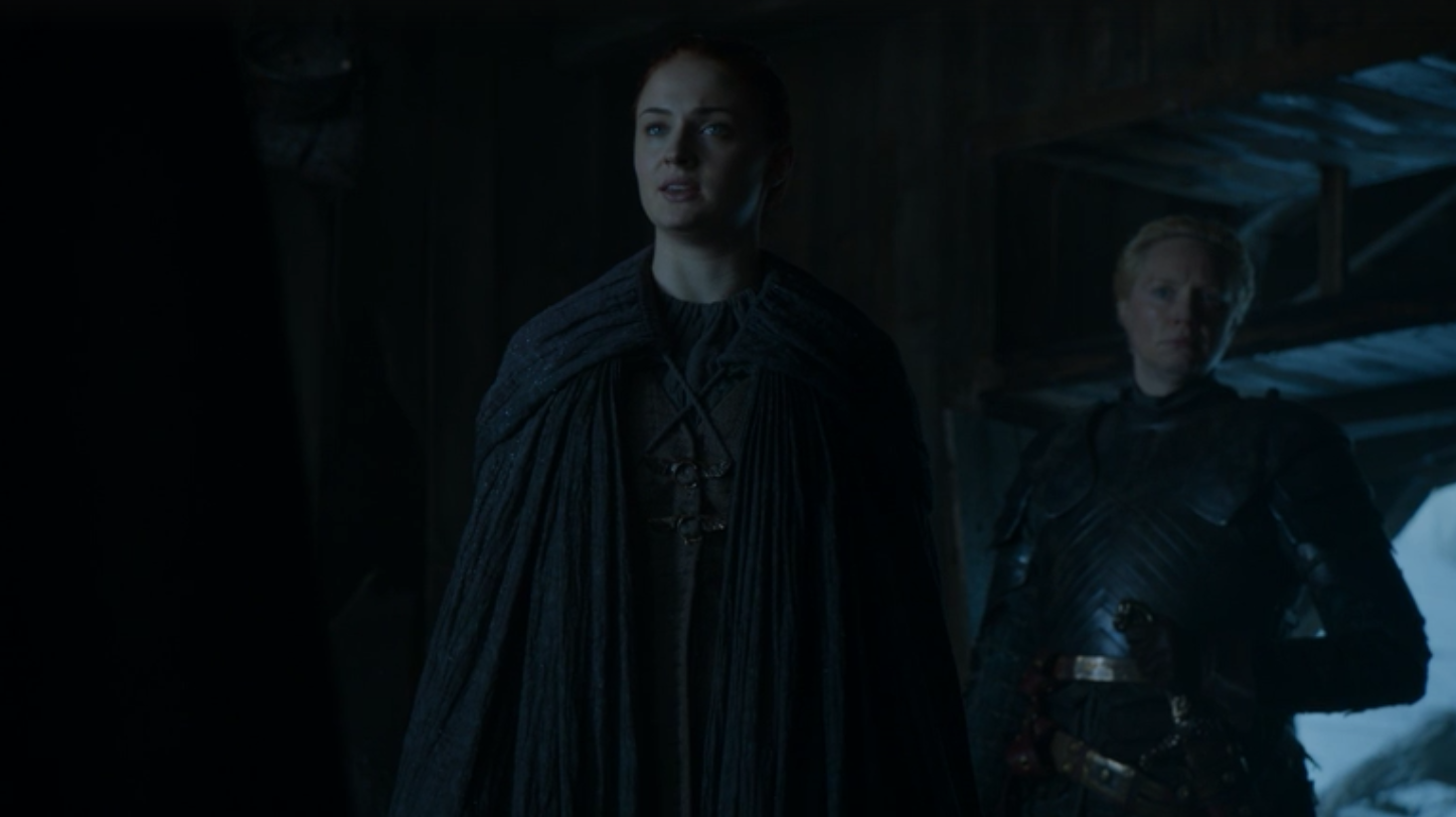 "I don't believe you anymore. I don't need you anymore. You can't protect me. You wouldn't even be able to protect yourself if I tell Brienne to cut you down."