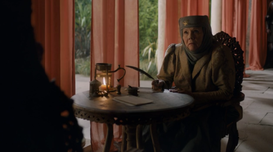 "Loras rots in a cell because of you. The High Sparrow rules this city because of you. Our two ancient houses face collapse because of you, and your stupidity."