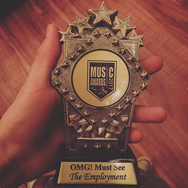 Tonight we won the 'OMG! Must See' award @levityoxnard !!! We want to thank Tim and all of the crew from Red Light District Show for putting on such an amazing event! You guys have done so much for the local music community and we can't thank you eno