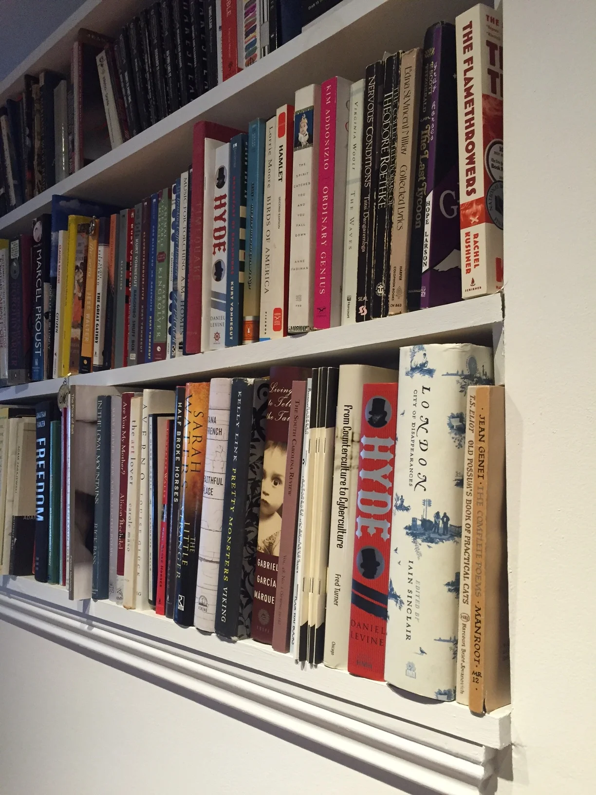 Built-in Bookshelf Close-Up