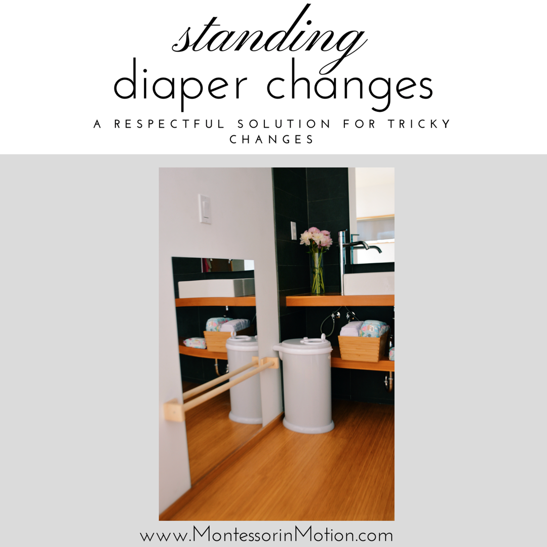 standing diaper changes