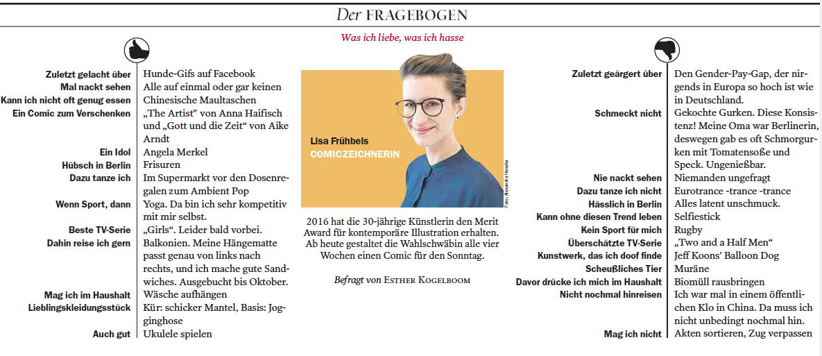 Interview im Tagesspiegel