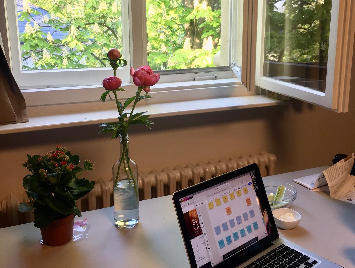Photodump May '23: 

1) my desk at @lcb.berlin at Berlin Wannsee where I spent my last month as writer in residency 

2) the actual Wannsee Villa where the residency takes place. And it is and feels as lovely as it looks in the picture (a very rare t