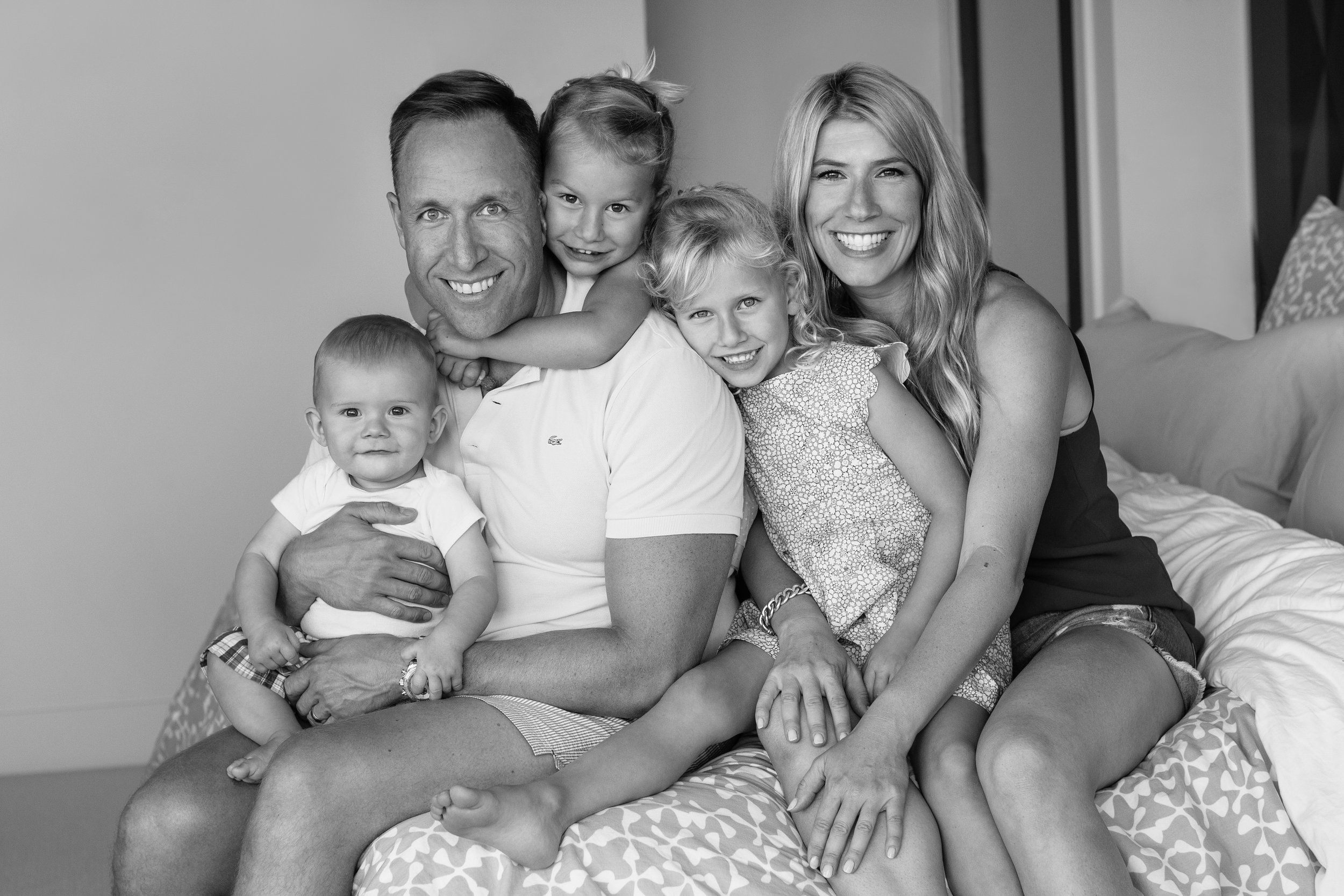 The Johns' Family: Andrew, Crystal and their three children.