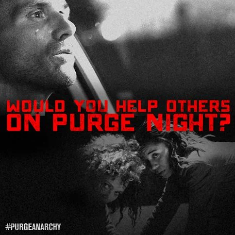 I avoid interacting with others on non-purge nights...