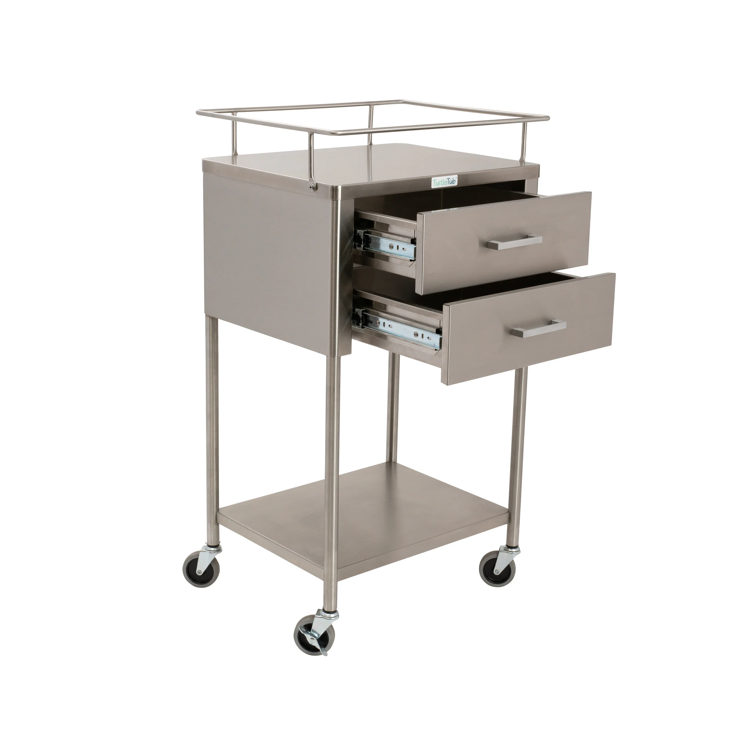 Include all your bathing supplies in these smooth sliding soft-close drawers. Perfect for disposable liners, blankets, cleanser and other bathing supplies.