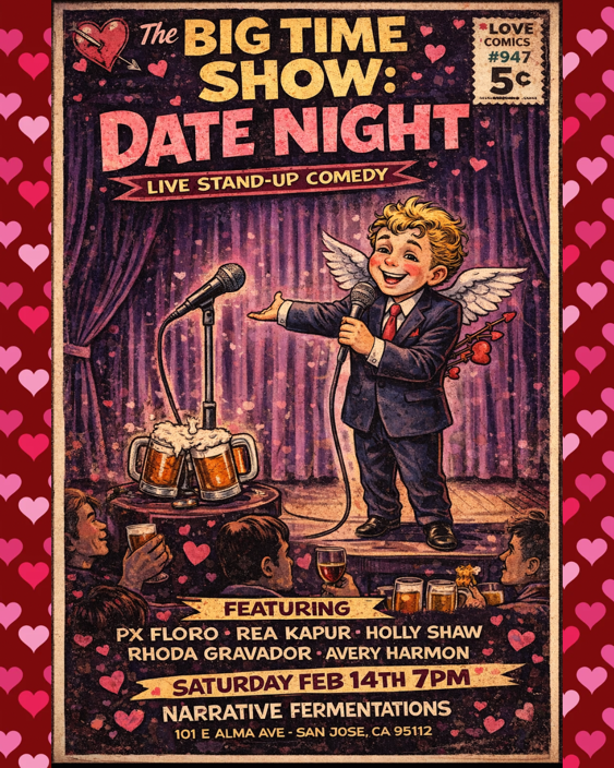 San Jose, Ca: Big Time Show @ Narrative Fermentations 