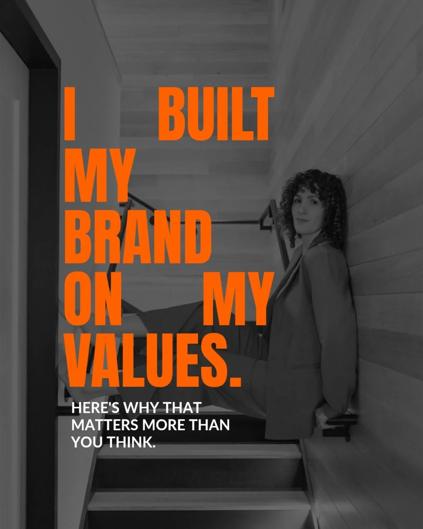 Your brand is either built on your values or it's built on what you think will sell. One is sustainable. One isn't.