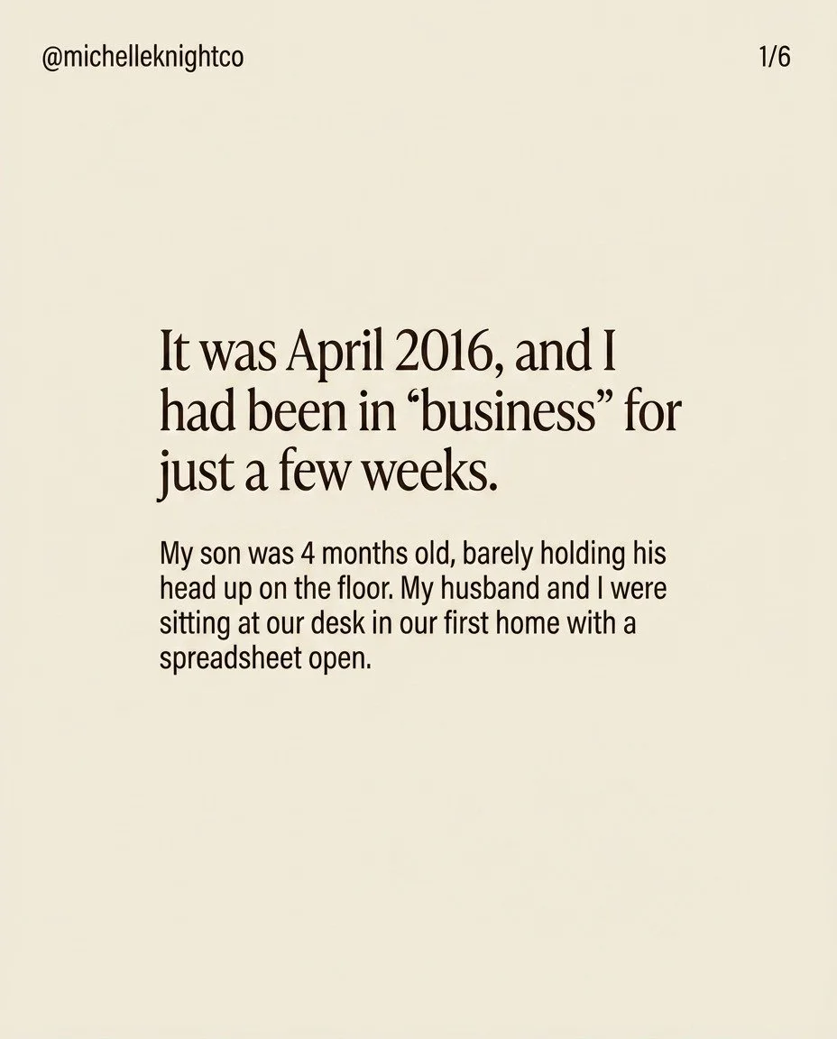 This week, I'm putting the finishing touches on our summer trip to Portugal and Austria (for the F1 race), and it took me straight back to a conversation from 2016 that I think about almost every time I set a goal.

I'm not motivated by revenue numbe