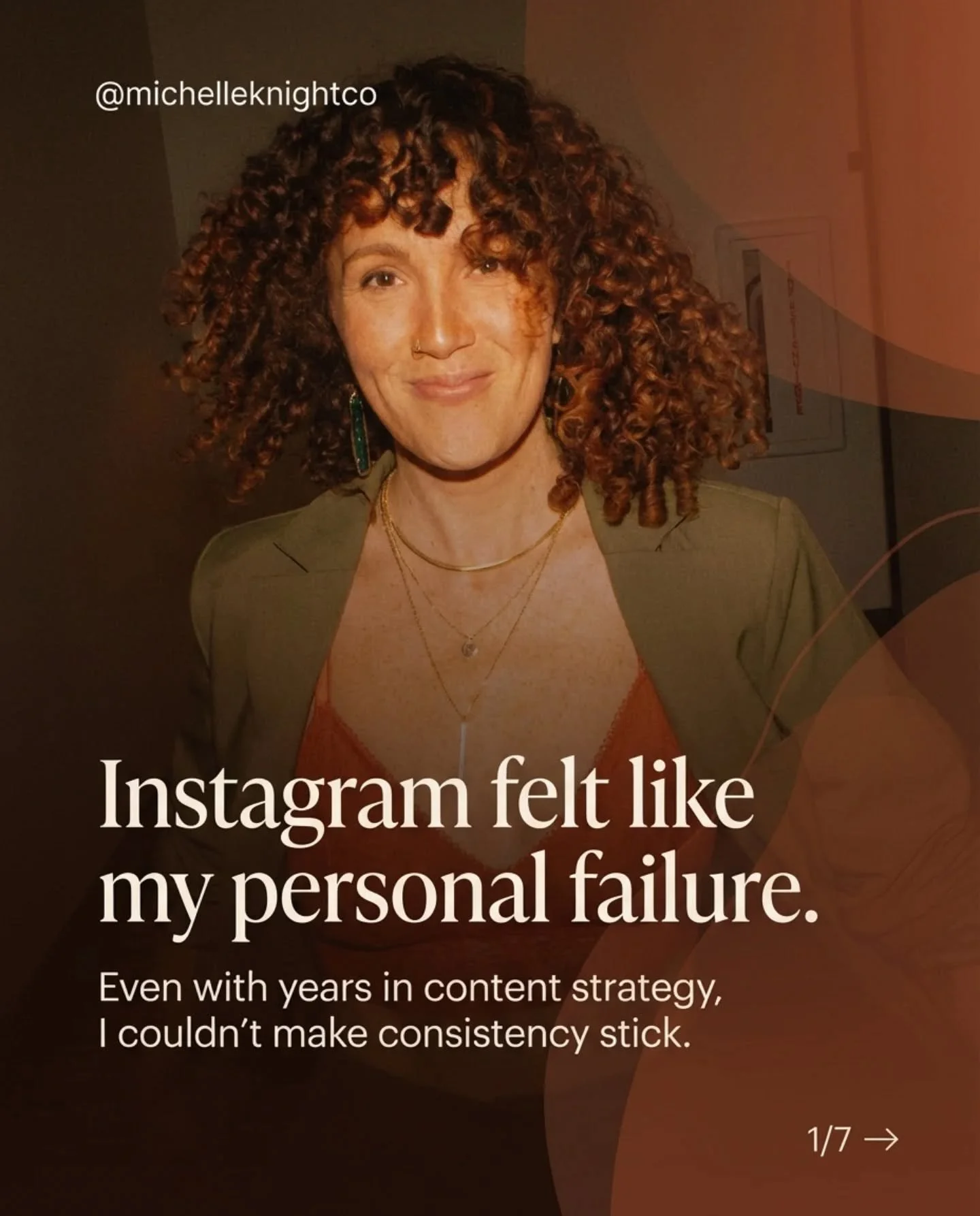 Consistency on social media was my personal uphill climb for years. 

And I'm not talking about before I knew what I was doing. I'm talking about recently, with a decade of content strategy experience and a $2M business built on storytelling 🤪

The 