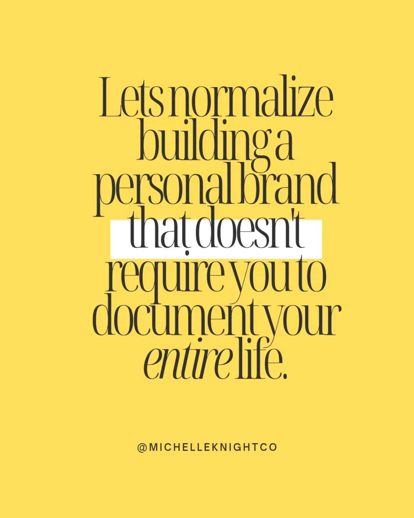 I'm sorry but somewhere along the way, personal branding got confused with oversharing.

Someone told you that you needed to document everything. Show every behind the scenes moment. Share your morning routine, your dinner table, your kids, your dog,