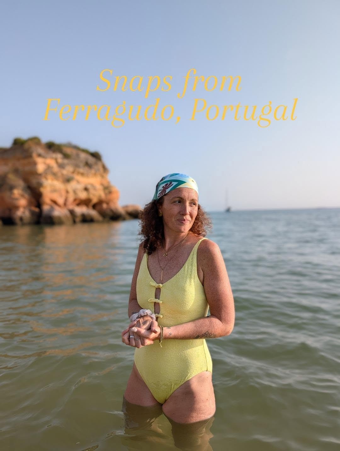 Ferragudo, Portugal was a literal dream and I'm still thinking about our amazing time along the Algarve Coast.

We kayaked.
We beach clubbed.
We played in the water.
We drank the Aperols.
We watched the sunset.
We watched the soccer.
We just lived &h