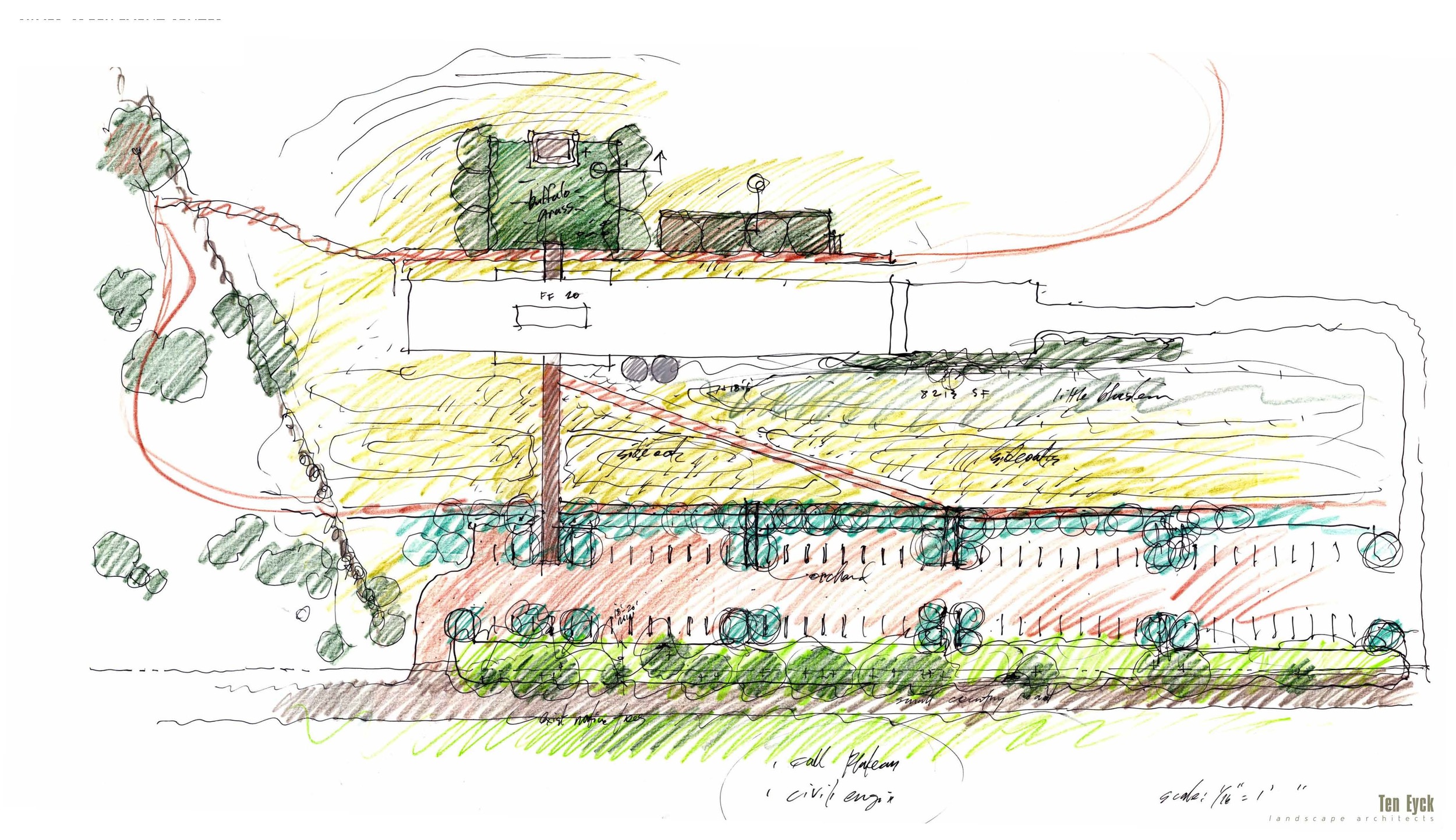 Drawing credit: Ten Eyck Landscape Architects
