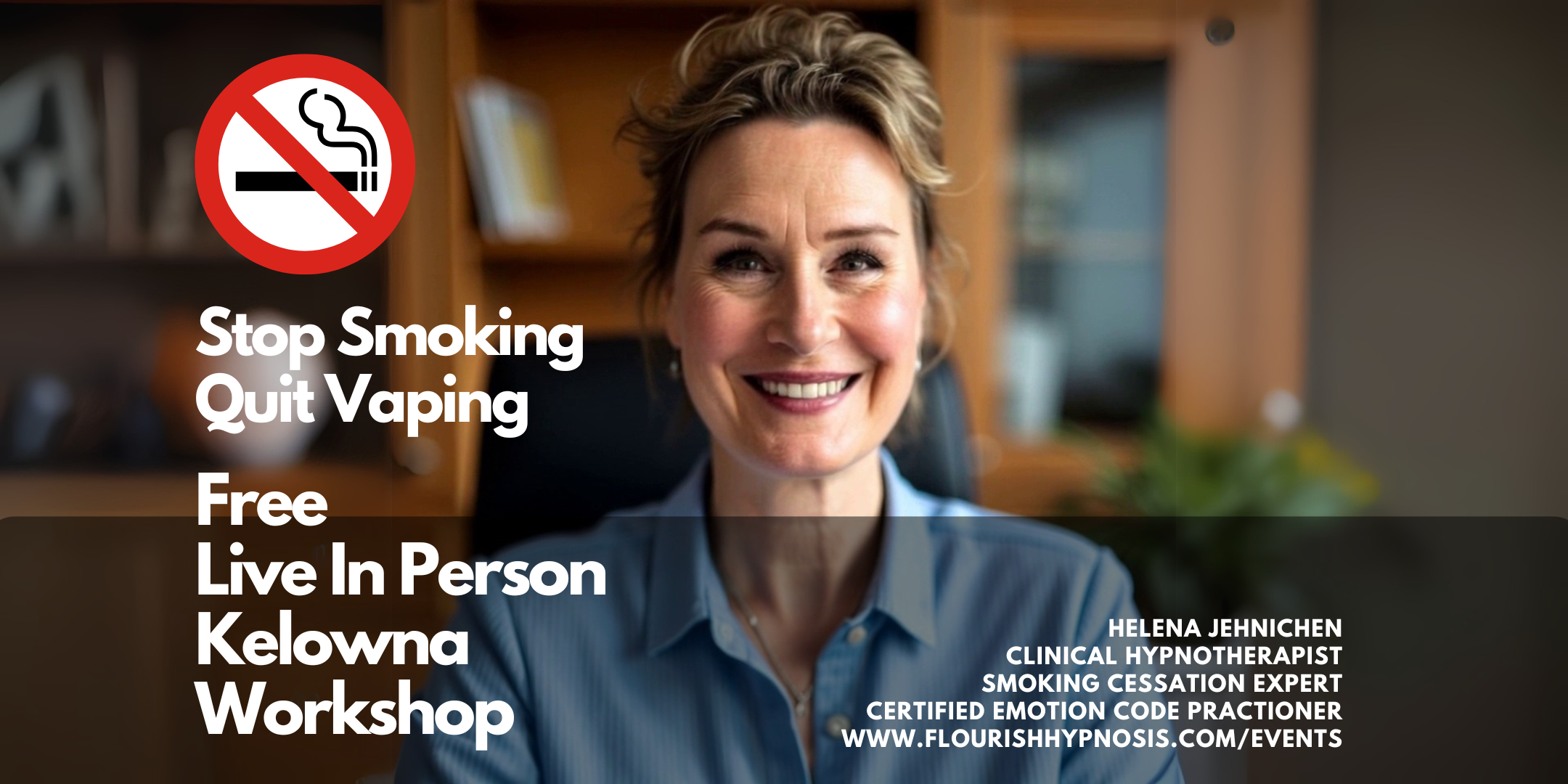 Free Stop Smoking, Quit Vaping Hypnosis Workshop - World No Tobacco Day! (Copy)