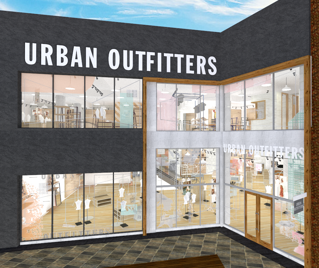 Seasonal display and retail environment design for all existing and new Urban Outfitters stores under the direction of Creative Director of Store Environment 