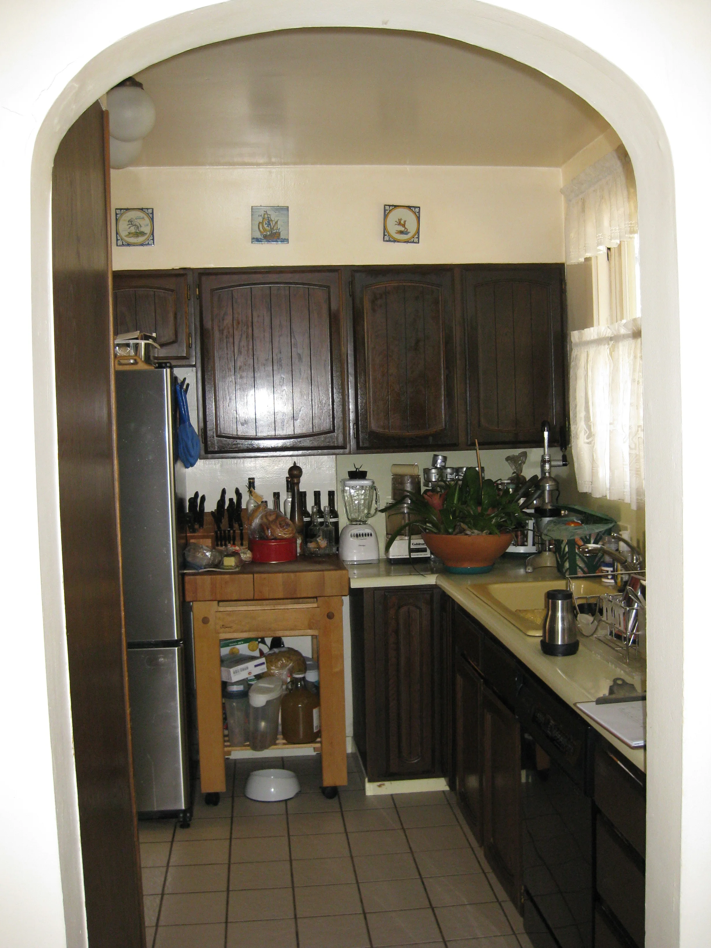 Kitchen before