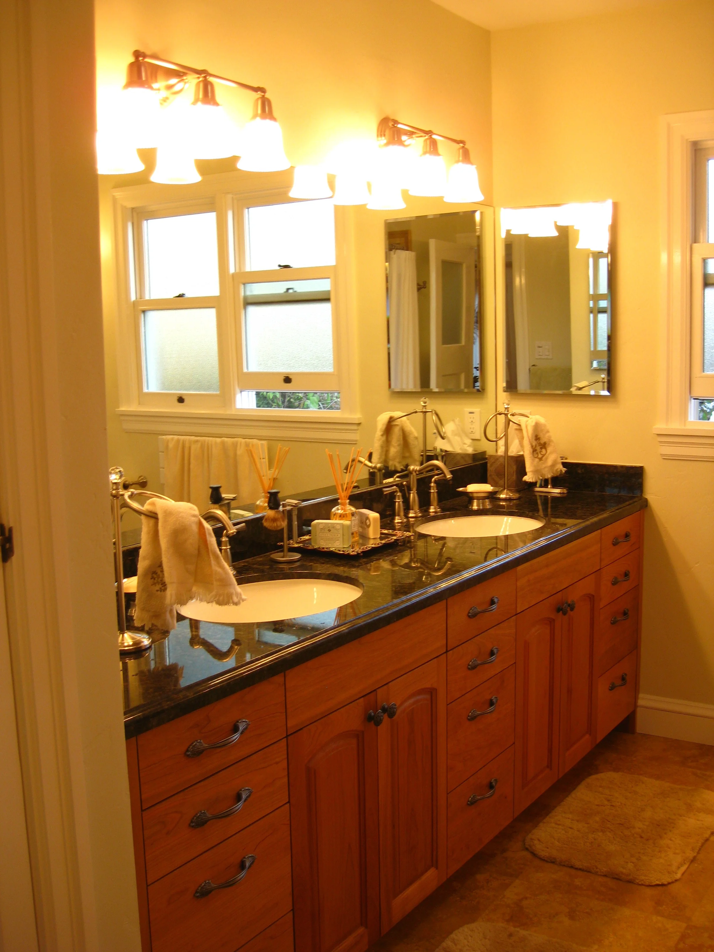  Remodeled bathroom 