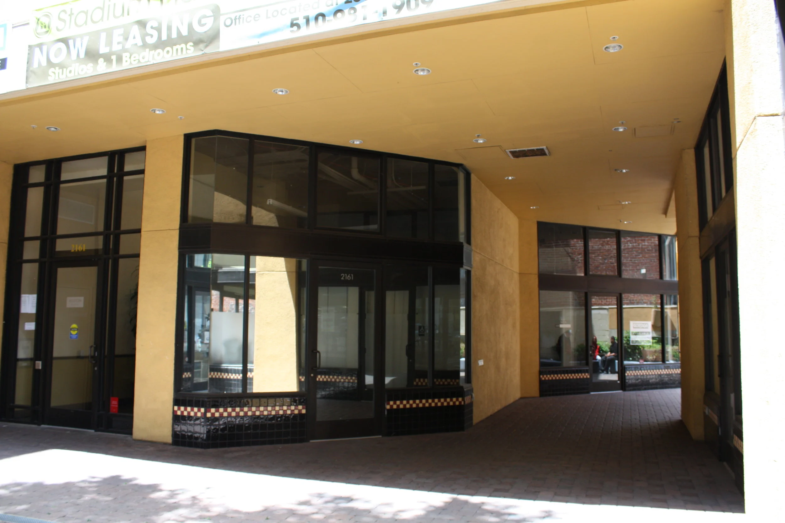 Thru-block walkway