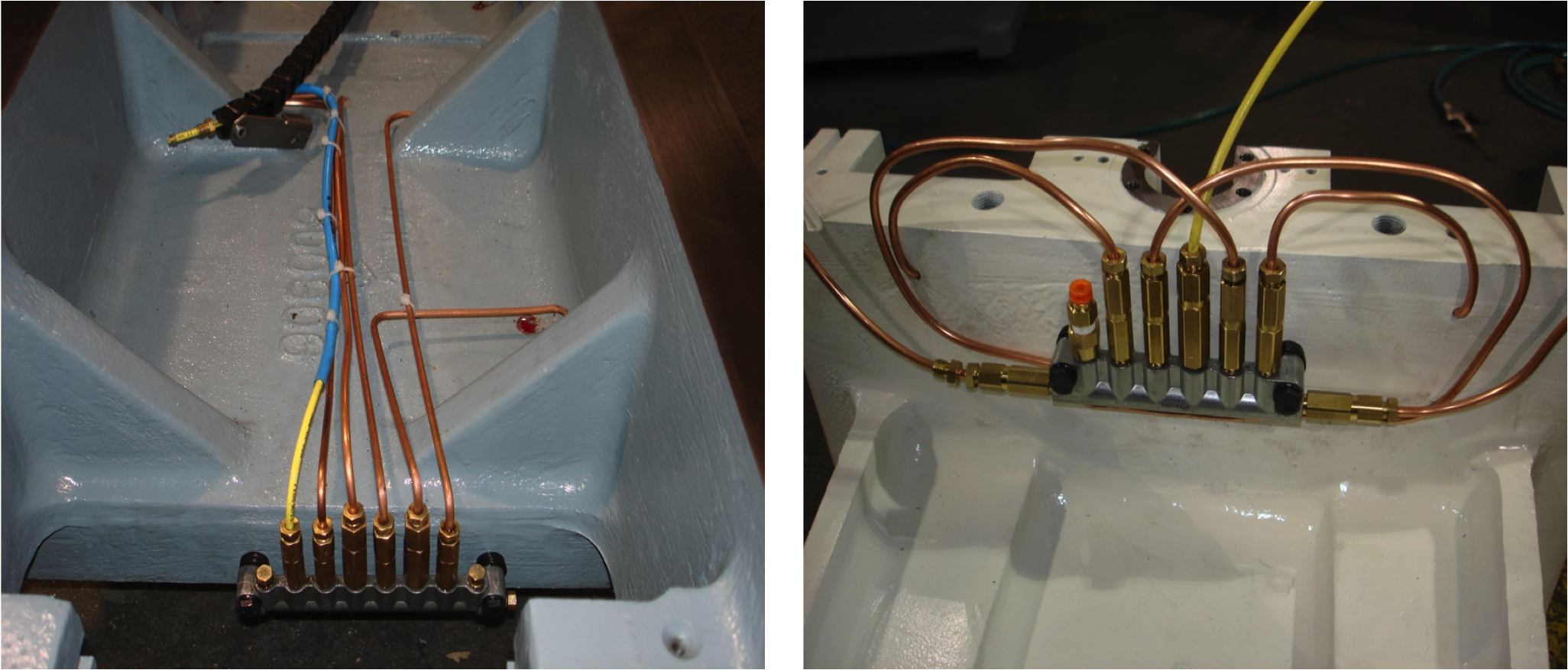 Re-Plumb all way lube lines